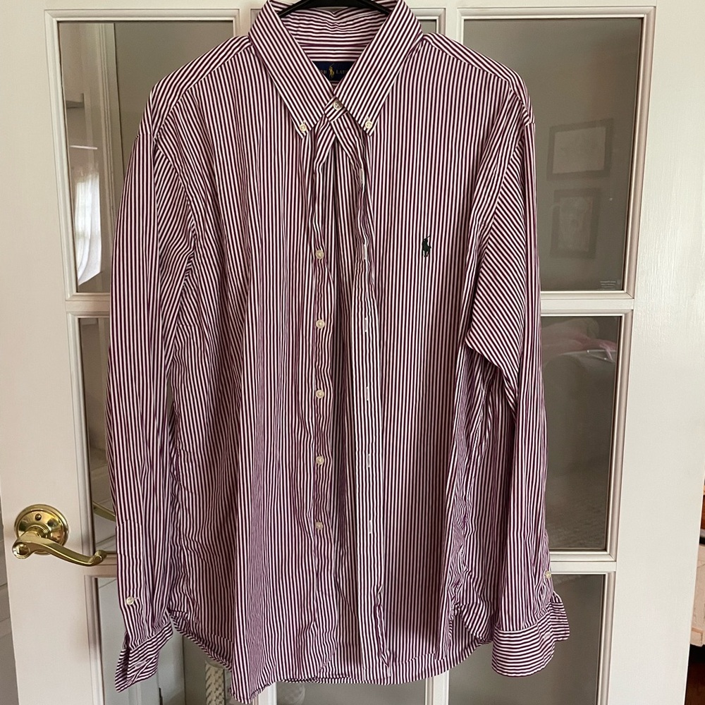 Ralph Lauren Men's Striped button down Shirt